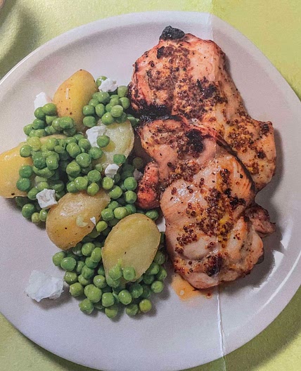 Honey mustard chicken