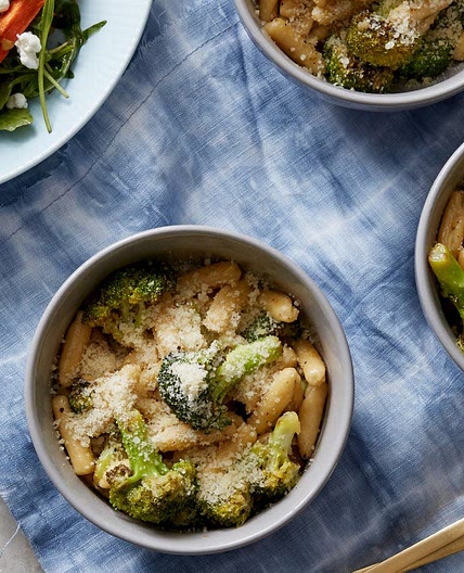 Fresh Cavatelli & Broccoli with Roasted Carrot & Arugula Salad