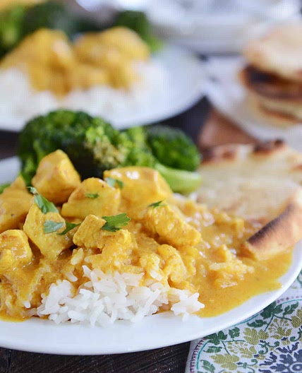 Mango Curry with Coconut Rice