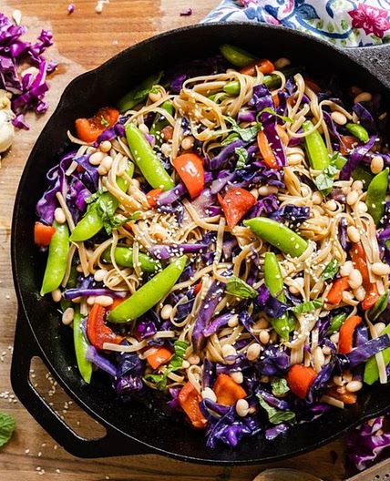 Rainbow Veggie & Tofu Stir-Fry
