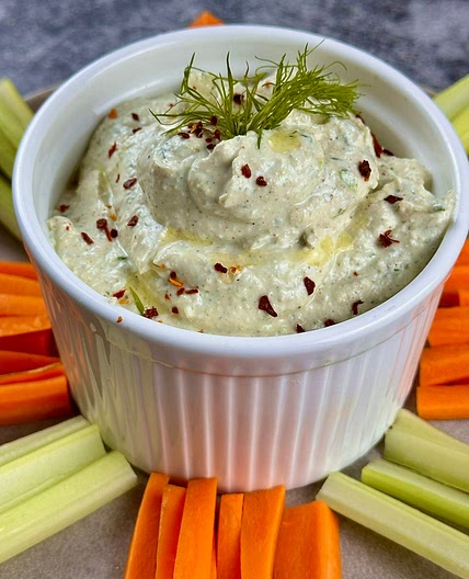 Creamy High Protein Cottage Cheese dip 