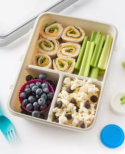 Turkey Roll Ups Bento Box