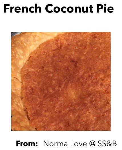 French Coconut Pie