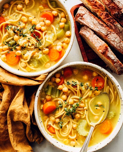 Chickpea Noodle Bowls