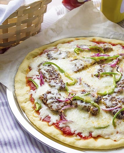 Beef Burger Pizza Recipe