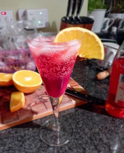 Blood Orange Spriz