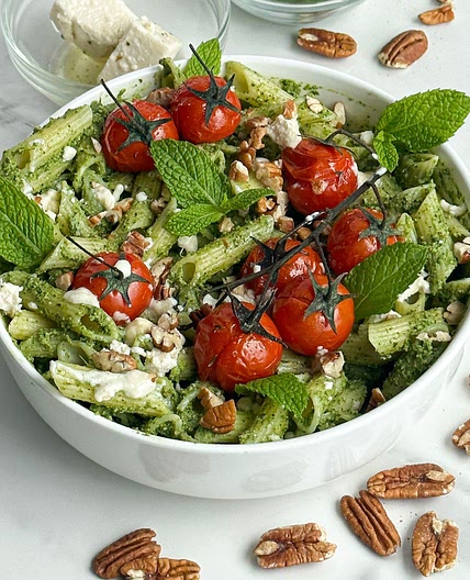 Pecan & Mint Pesto Pasta