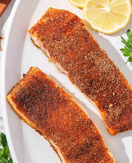 Baked Blackened Salmon