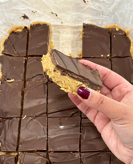 Chocolate peanut butter bars