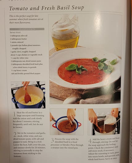 Tomato and Fresh Basil Soup