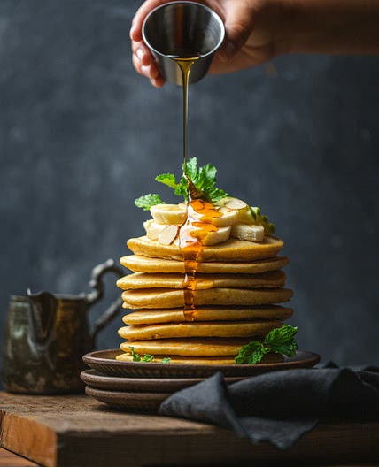 Wholesome Banana Oat Pancakes