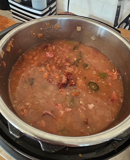 Simple "refried" beans