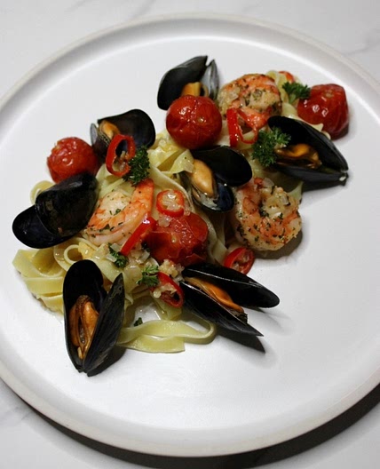 Pappardelle Seafood Pasta