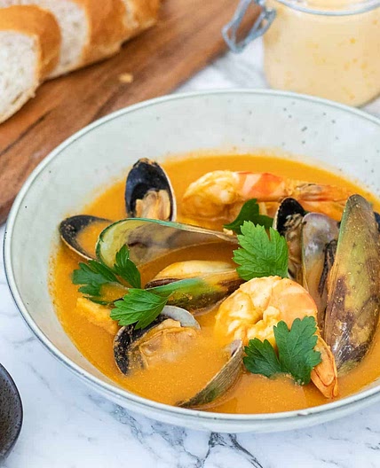 Bouillabaisse - French fish soup
