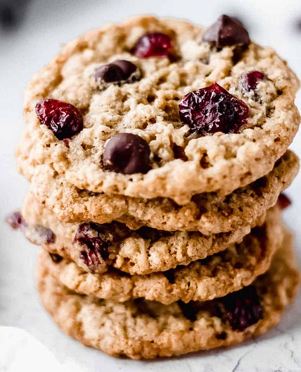 Cranberry Chocolate Chip Oatmeal Cookies