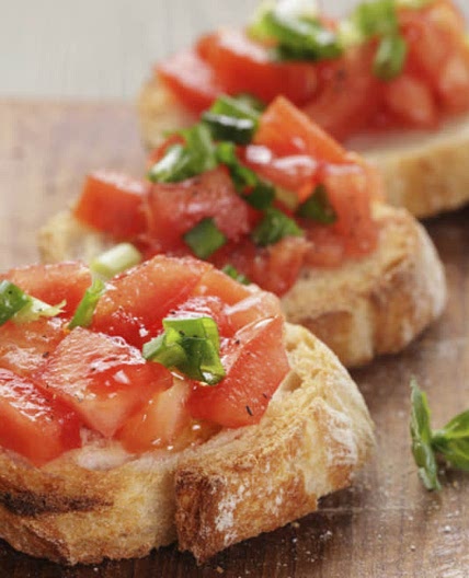 Bruschetta Tomates-Basilic