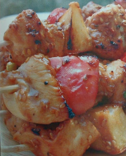 Brochettes de poulet