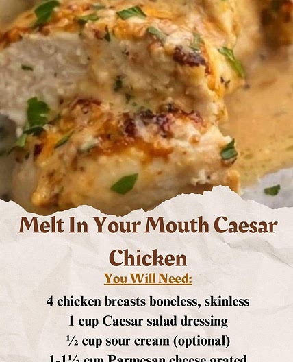 Caesar Chicken Bake