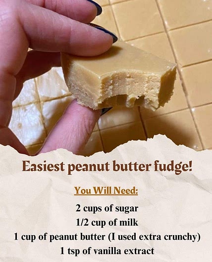 Easiest Peanut Butter Fudge