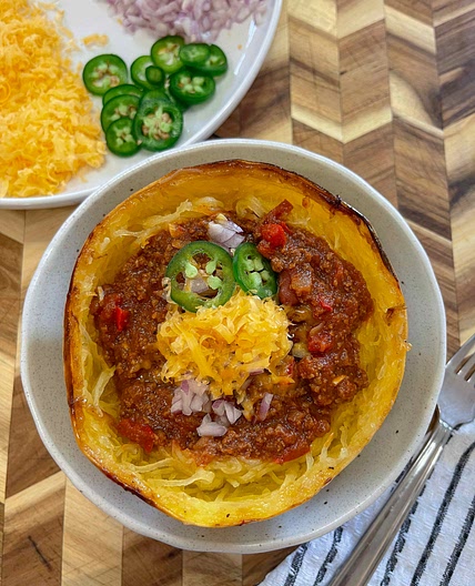 Roasted spaghetti squash