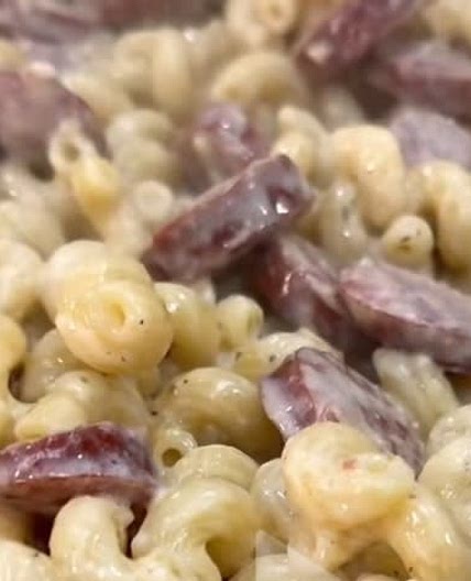 Kielbasa Alfredo Pasta