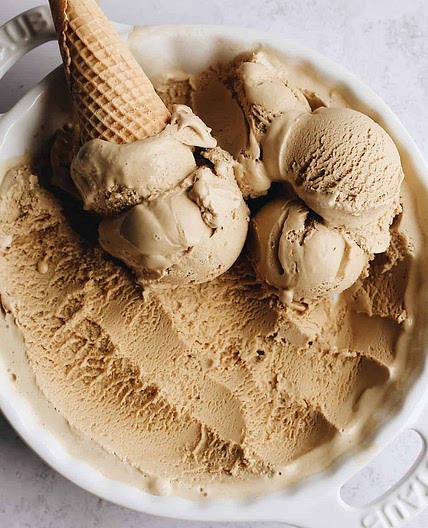 Ice cream coffee flavor