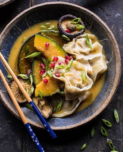 Miso Squash Dumplings 