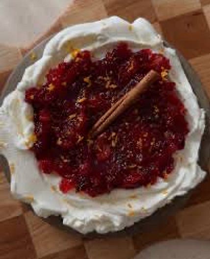 Yuzu Cranberry Sauce Labneh Dip