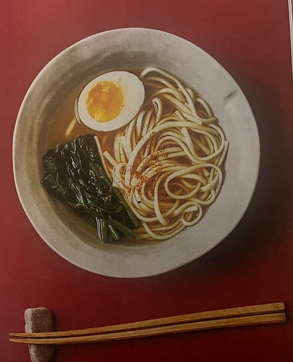 spinach and udon soup
