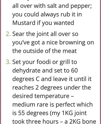 Dehydrated and air fried beef