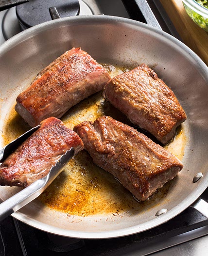 ATK Pan-Seared Pork Tenderloin with Scallion Relish