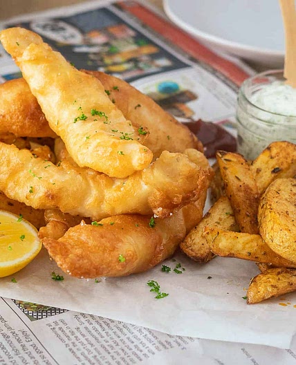 Beer Battered Fish And Chips
