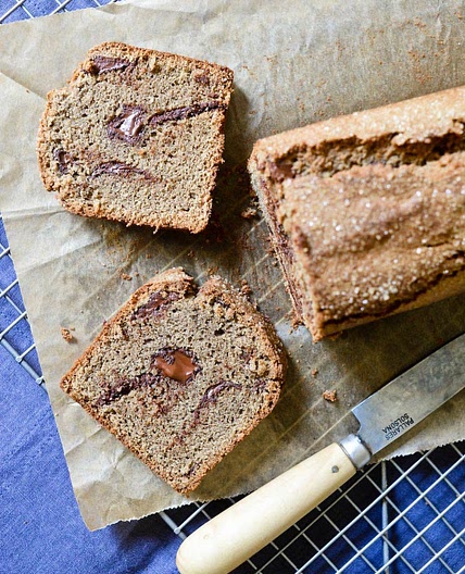 Chocolate Buckwheat Pound Cake