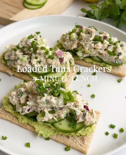 Tuna Loaded Crackers