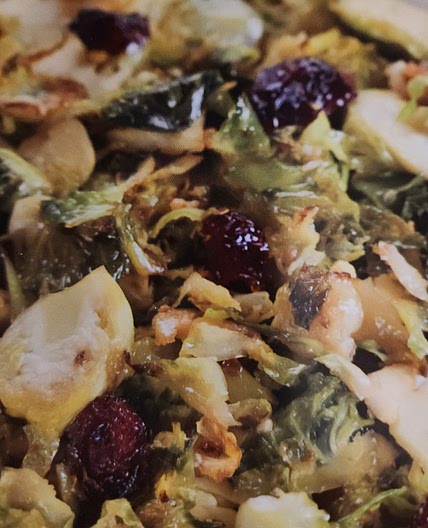 Caramelized Brussel Sprouts W/ Cranberries