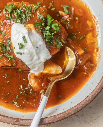 Tomato Poached Fish with Orange and Fennel
