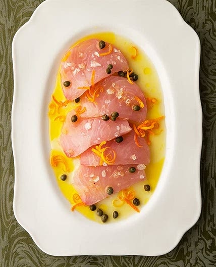 Salmon and Tuna Crudo