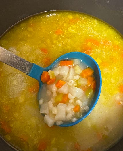 Dairy potato soup