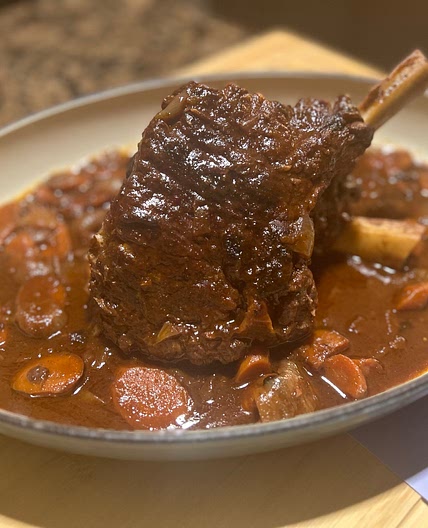 Braised Bone in Beef Rib