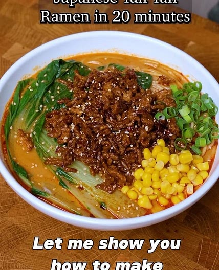 Japanese Tan Tan Ramen 🍜