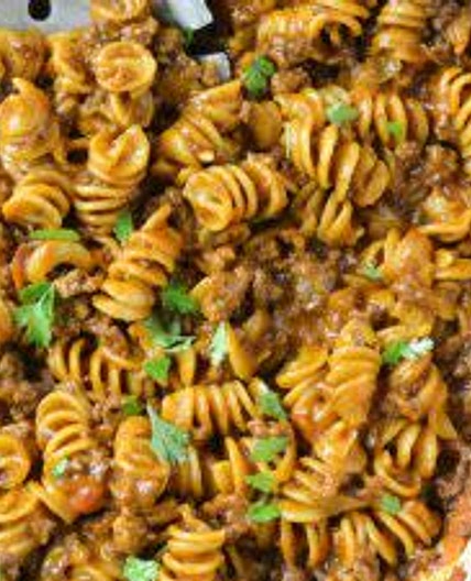 One-Pot Cheesy Taco Pasta