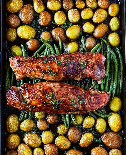 Pork Tenderloin Pan Dinner 