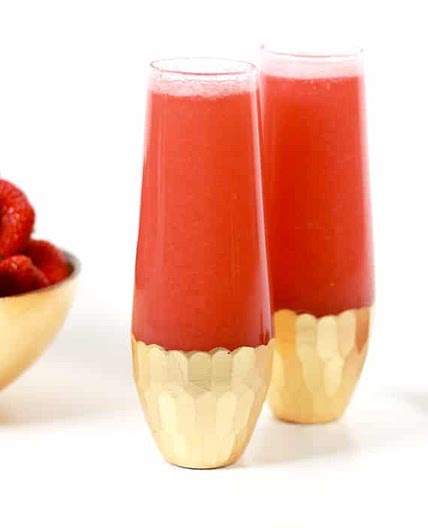 Strawberry Mimosas