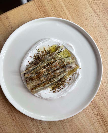 Rolled Leeks