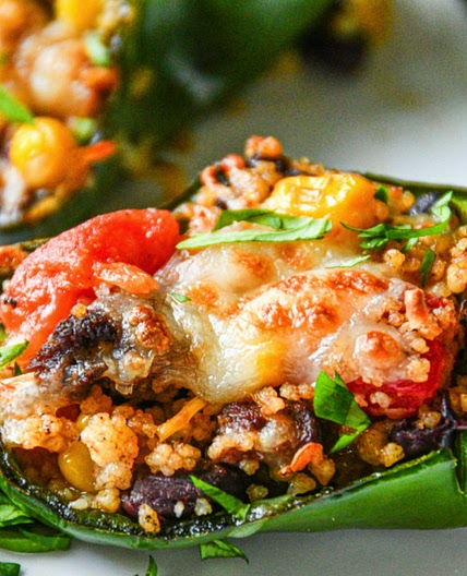 Stuffed Poblano Peppers - Exodus 90