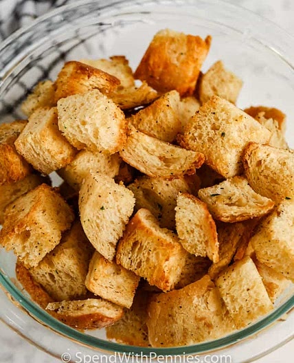 Air fryer croutons