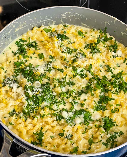 Creamy Lemon Garlic Pasta