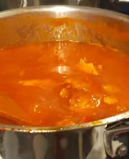 Smoked paprika chicken stew