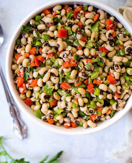 Hattie B’s famous Black Eyed Pea Salad