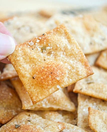Easy Whole Wheat Sourdough Discard Crackers